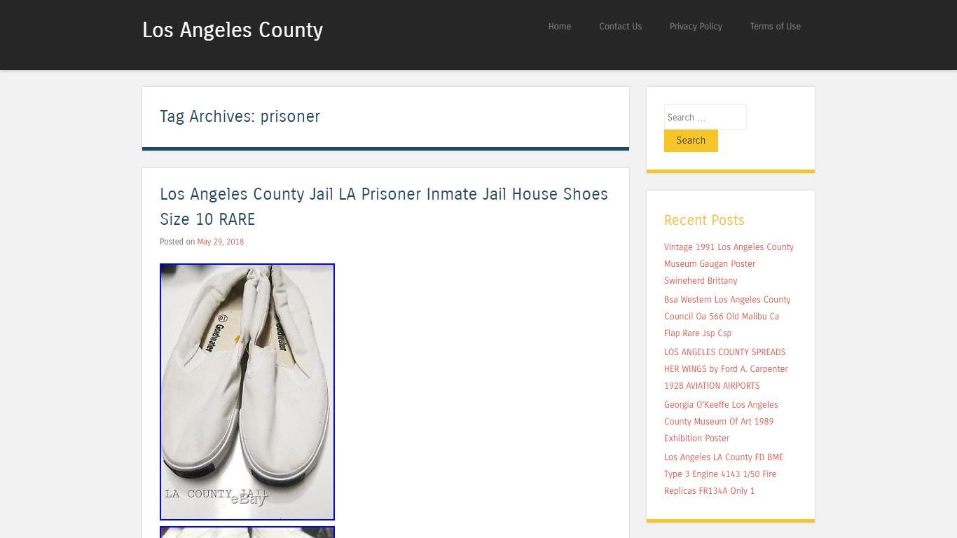prisoner | Los Angeles County